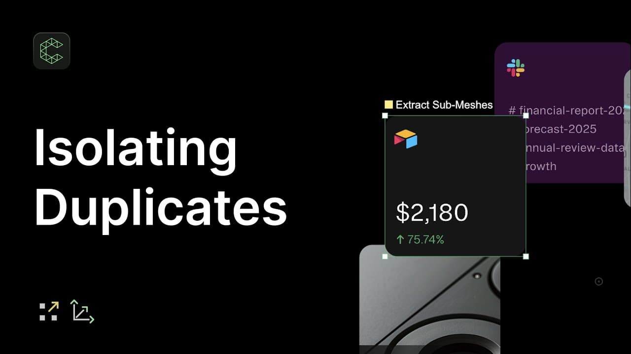 Isolating Duplicates & Depth Sorting in Cavalry