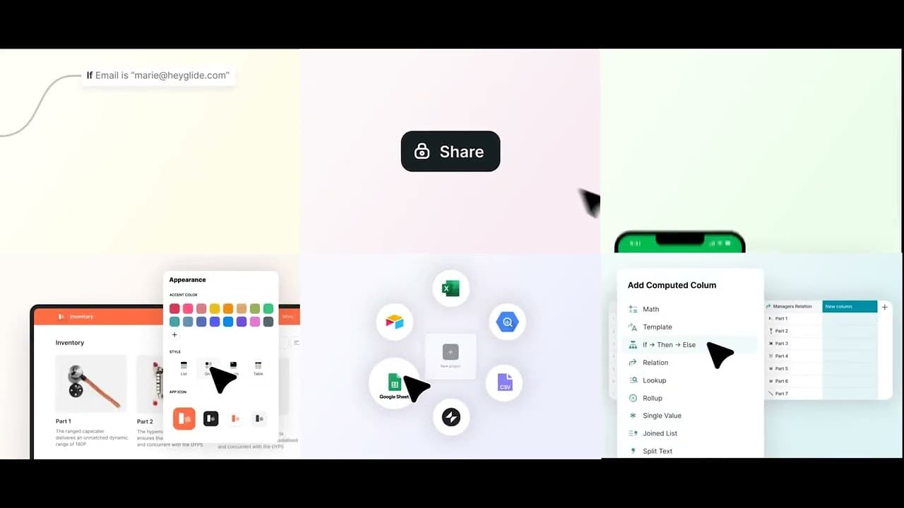 2022 Glide Homepage Animations