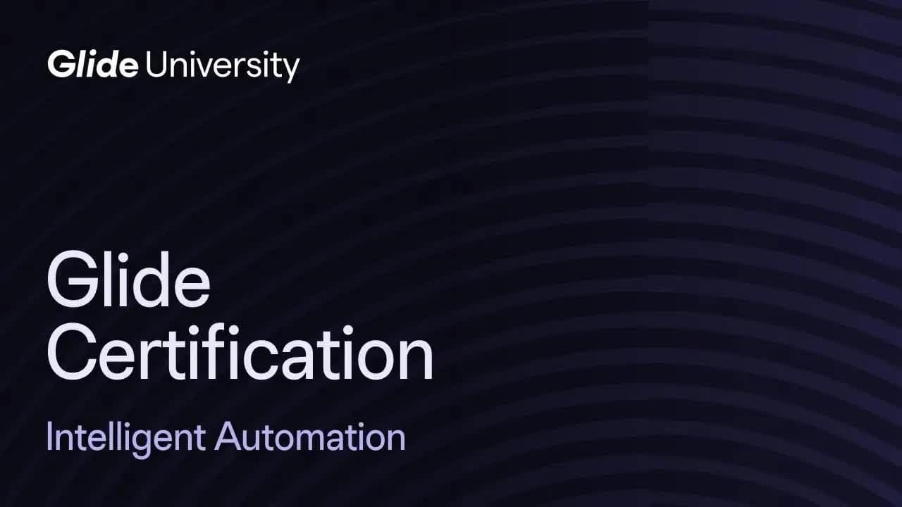 Intelligent Automation Certification