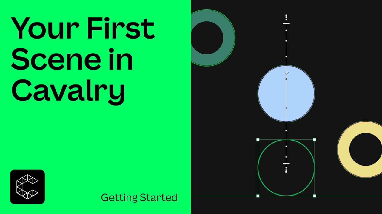 Getting Started | Your First Scene in Cavalry