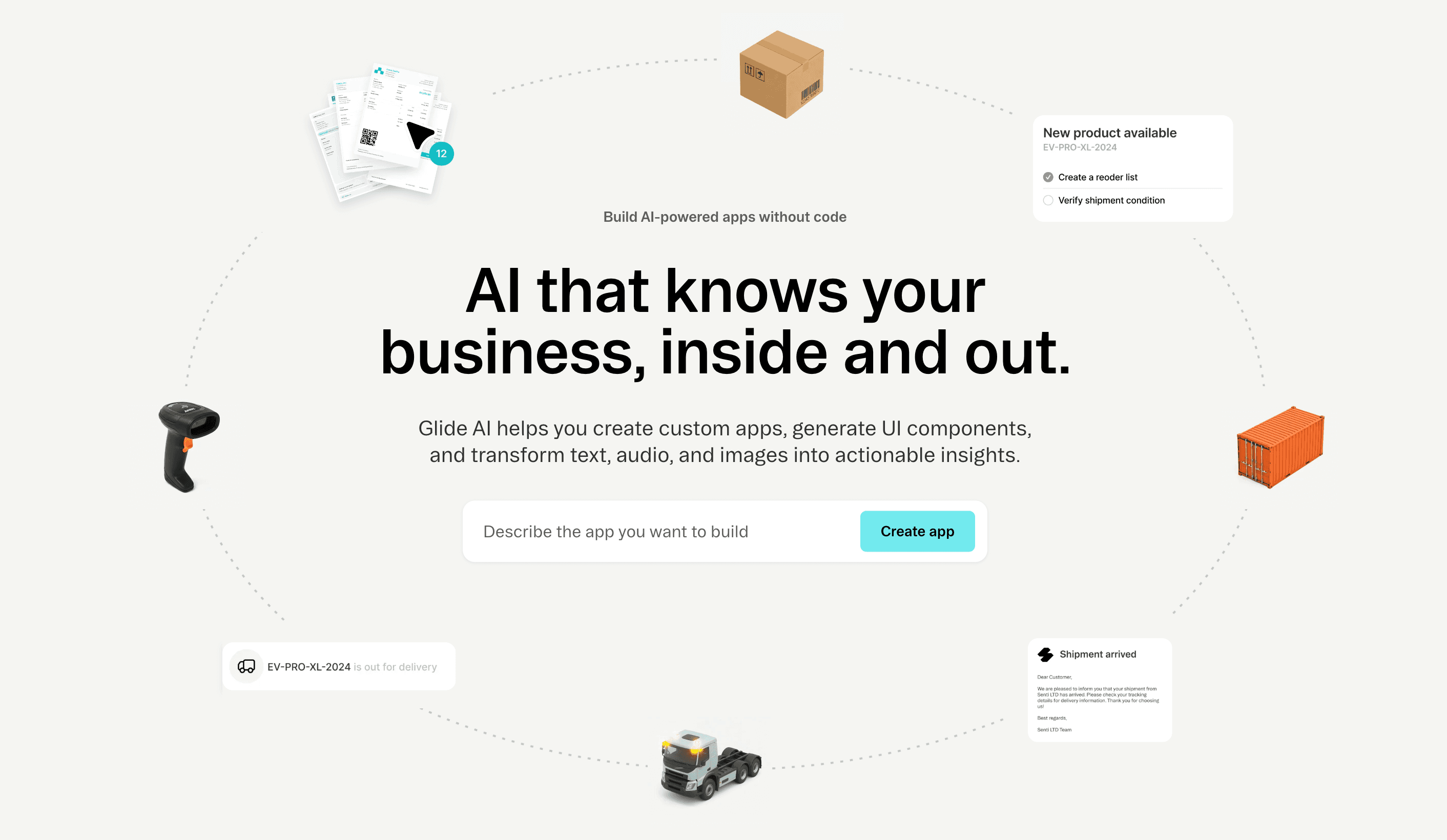 Glide AI Landing Page Animations